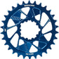 Wheels Manufacturing Direct Mount Chainring - 30t, SRAM 3-Bolt Direct Mount, 3mm Offset, T-Type Chain Compatible, Blue