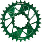 Wheels Manufacturing Direct Mount Chainring - 30t, SRAM 3-Bolt Direct Mount, 3mm Offset, T-Type Chain Compatible, Green