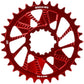Wheels Manufacturing Direct Mount Chainring - 32t, SRAM 3-Bolt Direct Mount, 3mm Offset, T-Type Chain Compatible, Red