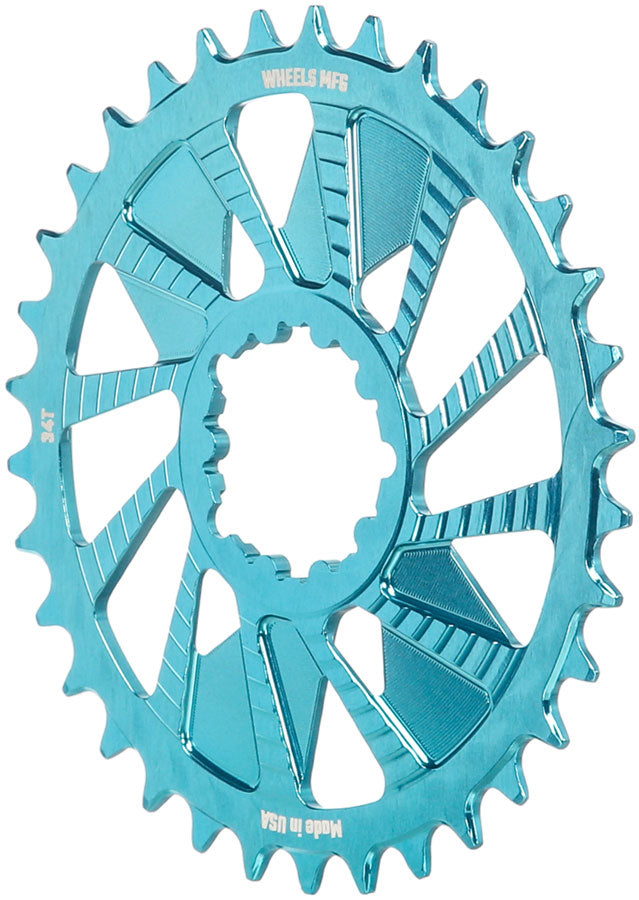 wheels-manufacturing-direct-mount-chainring-34t-sram-3-bolt-direct-mount-3mm-offset-t-type-chain-compatible-teal