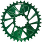 Wheels Manufacturing Direct Mount Chainring - 34t, SRAM 3-Bolt Direct Mount, 3mm Offset, T-Type Chain Compatible, Green