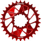 Wheels Manufacturing Direct Mount Chainring - 30t, SRAM 3-Bolt Direct Mount, 3mm Offset, Compatible with Hyperglide+ Chain, Red