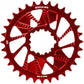 Wheels Manufacturing Direct Mount Chainring - 32t, SRAM 3-Bolt Direct Mount, 3mm Offset, Compatible with Hyperglide+ Chain, Red