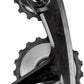 CeramicSpeed OSPW RS Alpha Pulley Wheel System for Shimano Dura-Ace 9250/Ultegra 8150 - ALPHA Aluminum Pulley, Carbon Cage, Silver