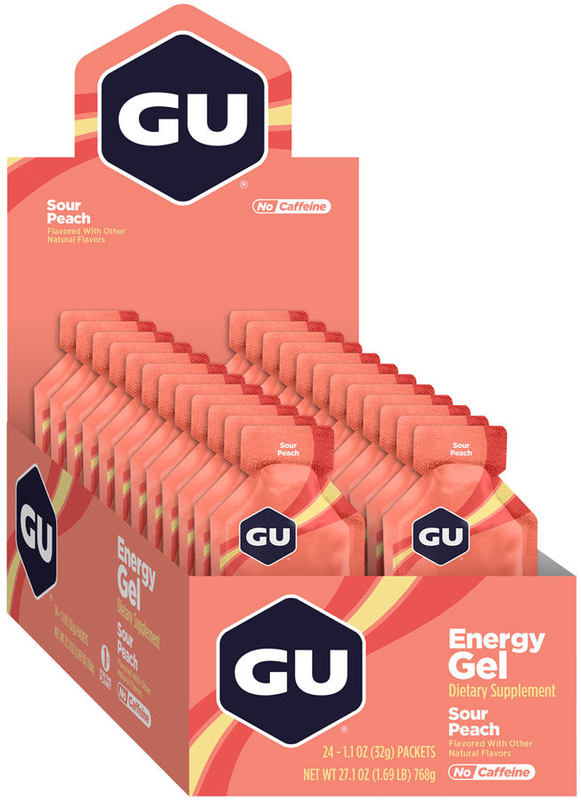 GU Energy Gel - Sour Peach, Box of 24