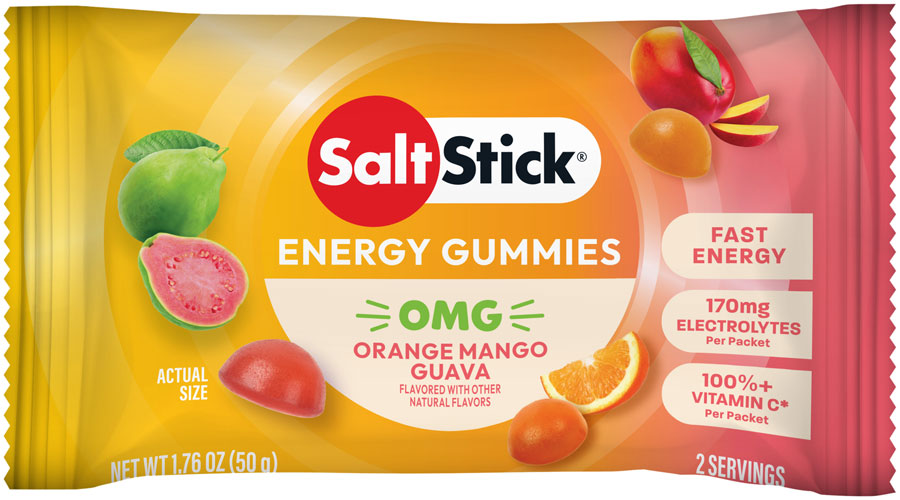 SaltStick OMG! ( Orange, Mango, Guava) Energy Gummies - Pack of 10