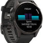 garmin-fenix-8-smartwatch-43mm-amoled-sapphire-carbon-gray-dlc-titanium-with-black-pebble-gray-silicone