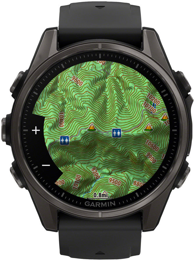 garmin-fenix-8-smartwatch-43mm-amoled-sapphire-carbon-gray-dlc-titanium-with-black-pebble-gray-silicone