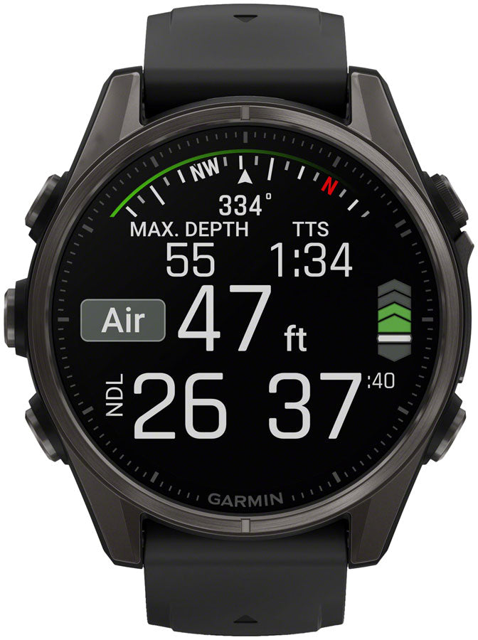 garmin-fenix-8-smartwatch-43mm-amoled-sapphire-carbon-gray-dlc-titanium-with-black-pebble-gray-silicone