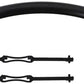 Ortlieb Quick-Rack Mudguard - 50mm, Black