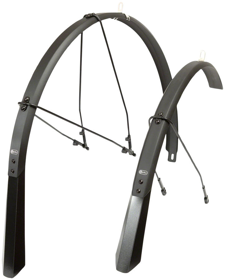 PDW Full Metal Fenders - 700 x 37mm, Black