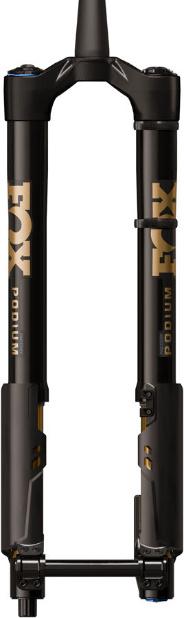FOX Factory 36 Podium Inverted Suspension Fork - 29", 160 mm, 20TA x 110 mm, 44mm Offset, GRIP X2, 58HT Crown, Black/Podium Gold