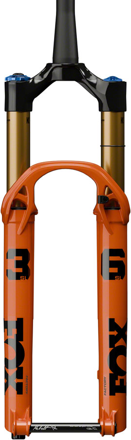 FOX 36 SL Factory Suspension Fork - 29", 140 mm, 15 x 110 mm, Kabolt SL, 44mm Offset, GRIP X Damper, Shiny Orange