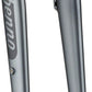 Benno Boost Replacement Fork - Aluminum, 2022+, Thru-Axle, 24", Post Mount, Anthracite