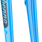 Benno Boost Replacement Fork - Aluminum, 2022+, Thru-Axle, 24", Post Mount, Machine Blue