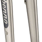 Benno Boost Replacement Fork - Aluminum, 2022+, Thru-Axle, 24", Post Mount, Titanium Gray