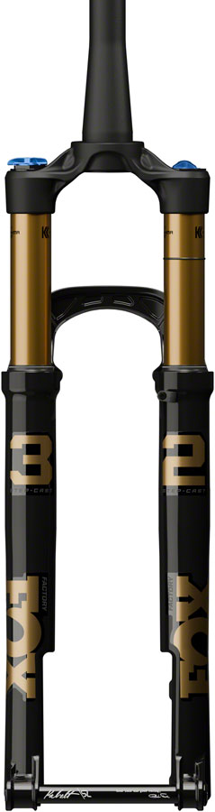 FOX 32 Step-Cast Factory Suspension Fork - 29", 100 mm, 15x110 mm, Kabolt SL, 44mm Offset, GRIP SL Damper, 3-Pos., Ano Crown, Shiny Black