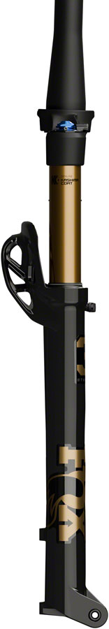 FOX 32 Step-Cast Factory Suspension Fork - 29", 100 mm, 15x110 mm, Kabolt SL, 44mm Offset, GRIP SL Damper, Psh-Lk., Ano Crown, Shiny Black