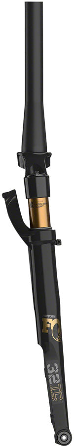 FOX 32 Taper-Cast Factory Suspension Fork - 700c, 40 mm, 12 x 100 mm, Kabolt, 45mm Offset, GRIP SL Damper, 3-Position, Shiny Black