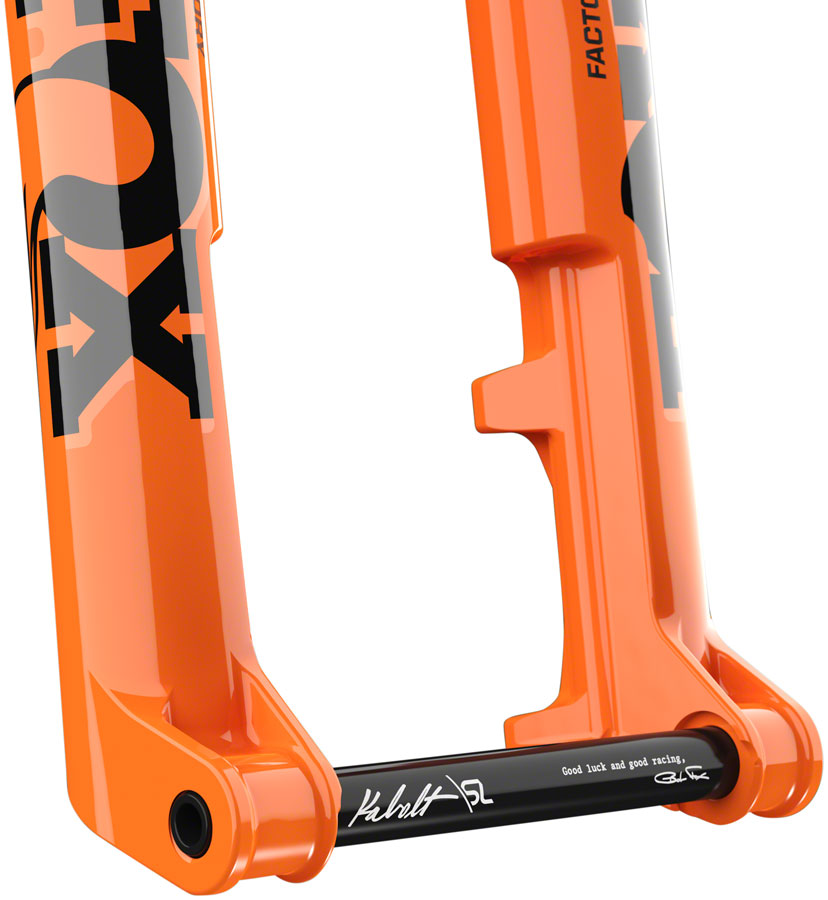 FOX 32 Step-Cast Factory Suspension Fork - 29", 100 mm, 15 x 110 mm, Kabolt SL, 44mm Offset, GRIP SL Damper, Push-Lock, Shiny Orange