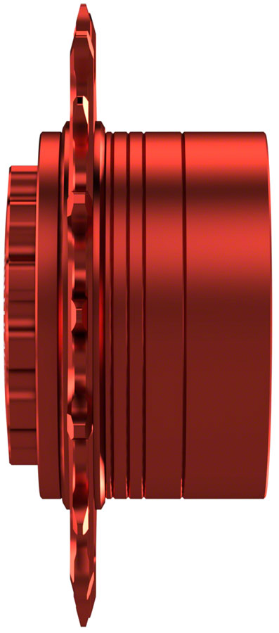 Wheels Manufacturing SOLO-SPLINE Micro Spline Single Speed Conversion Kit - 18t, For Shimano Micro Spline Hub Bodies, Red