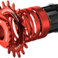 Wheels Manufacturing SOLO-SPLINE Micro Spline Single Speed Conversion Kit - 18t, For Shimano Micro Spline Hub Bodies, Red
