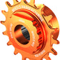 Wheels Manufacturing SOLO-SPLINE Micro Spline Single Speed Conversion Kit - 18t, For Shimano Micro Spline Hub Bodies, Orange