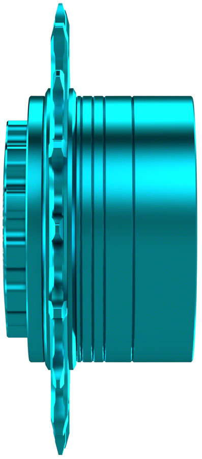 Wheels Manufacturing SOLO-SPLINE Micro Spline Single Speed Conversion Kit - 18t, For Shimano Micro Spline Hub Bodies, Teal