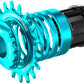 Wheels Manufacturing SOLO-SPLINE Micro Spline Single Speed Conversion Kit - 18t, For Shimano Micro Spline Hub Bodies, Teal