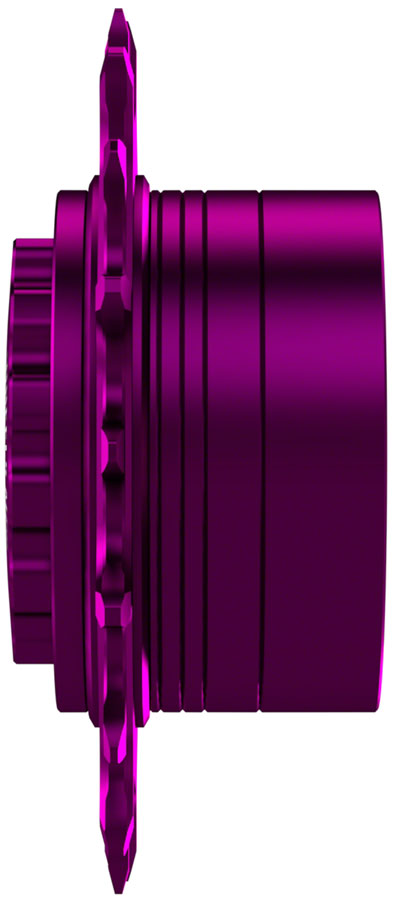 Wheels Manufacturing SOLO-SPLINE Micro Spline Single Speed Conversion Kit - 18t, For Shimano Micro Spline Hub Bodies, Purple