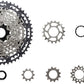 Shimano Deore XT CS-M8200-12 Cassette - 12-Speed, 10-51t, Hyperglide+, Micro Spline, Gray/Silver
