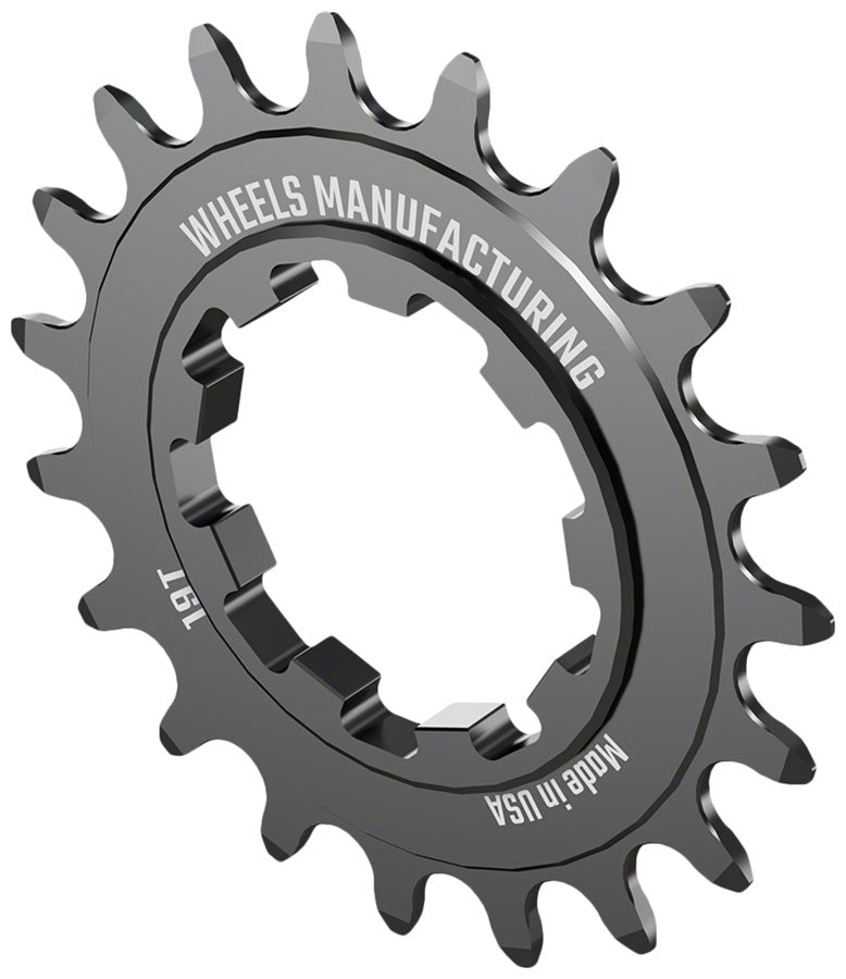 Wheels Manufacturing SOLO-SPEED Cog - 19t, Fits SOLO-SPLINE and SOLO-XD kits, Black