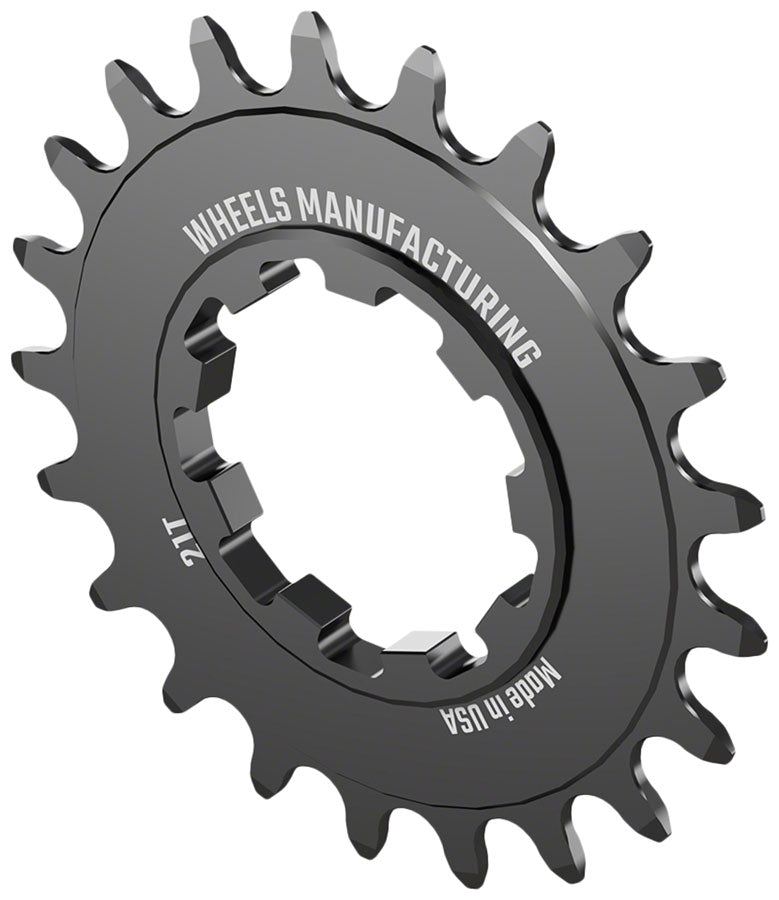 Wheels Manufacturing SOLO-SPEED Cog - 21t, Fits SOLO-SPLINE and SOLO-XD kits, Black