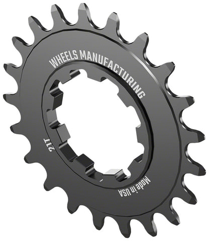 Wheels Manufacturing SOLO-SPEED Cog - 21t, Fits SOLO-SPLINE and SOLO-XD kits, Black