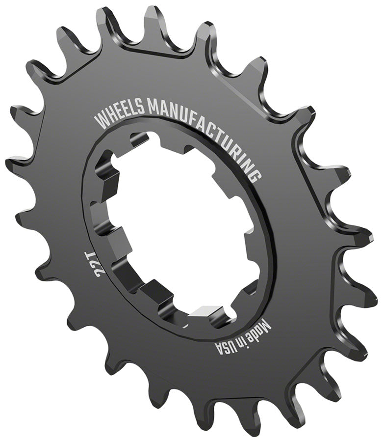 Wheels Manufacturing SOLO-SPEED Cog - 22t, Fits SOLO-SPLINE and SOLO-XD kits, Black