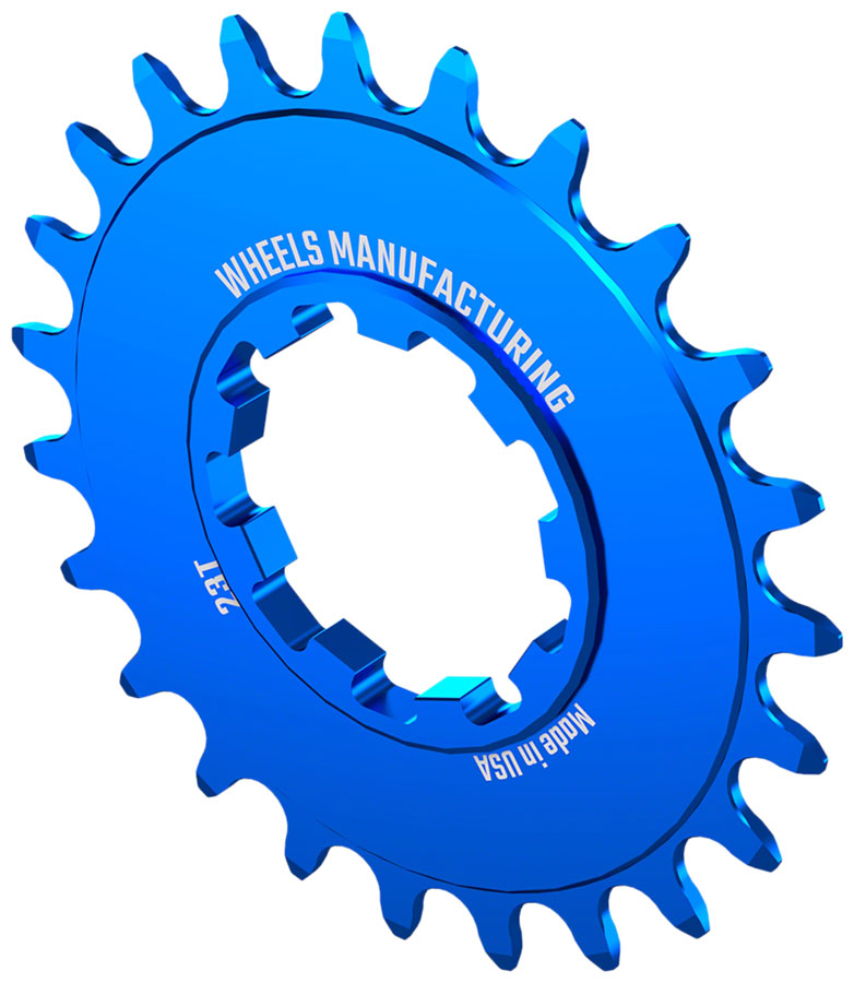 Wheels Manufacturing SOLO-SPEED Cog - 23t, Fits SOLO-SPLINE and SOLO-XD kits, Blue