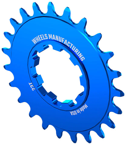 Wheels Manufacturing SOLO-SPEED Cog - 23t, Fits SOLO-SPLINE and SOLO-XD kits, Blue