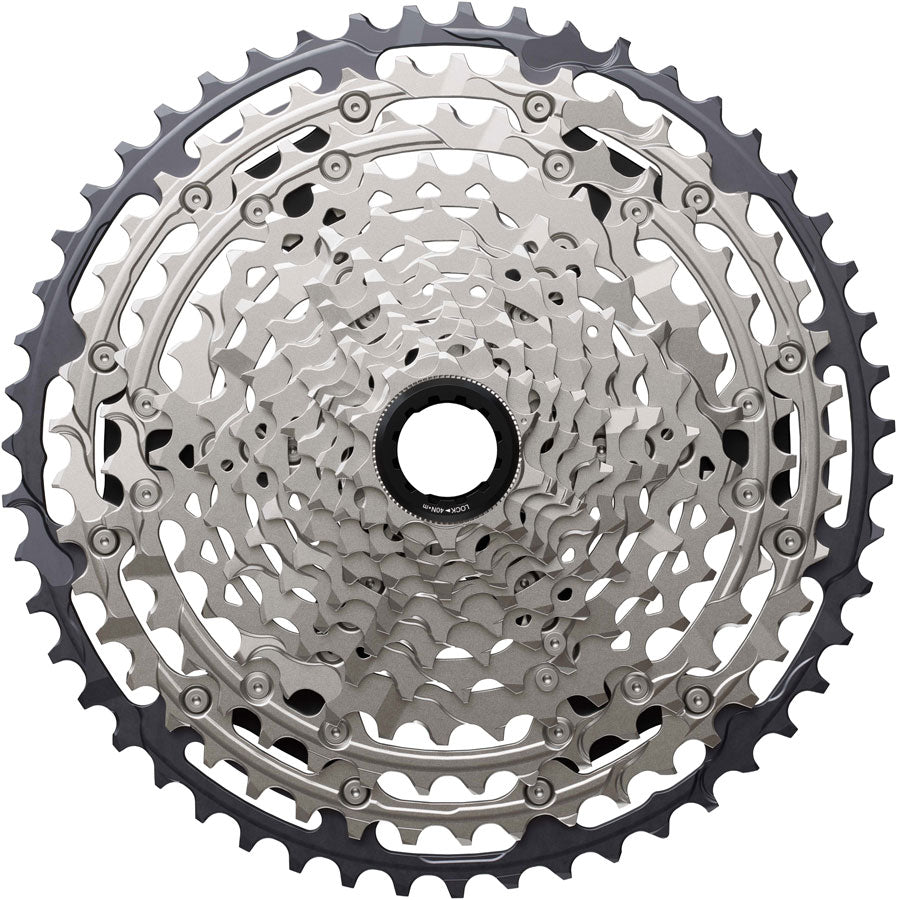 Shimano Deore CS-M7200-12 Cassette - 12-Speed, 10-51t, Hyperglide+, Micro Spline, Silver/Black