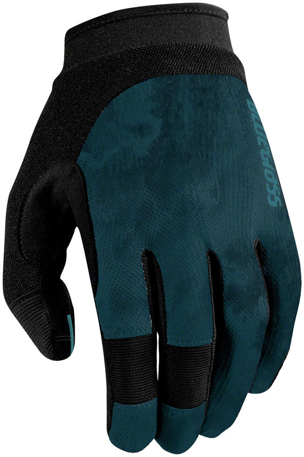 Bluegrass React Gloves - Blue, Full Finger, Large