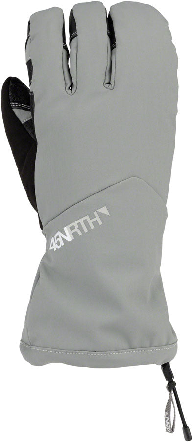 45NRTH 2024 Sturmfist 4 Gloves - Glacial Grey, Lobster Style, Small