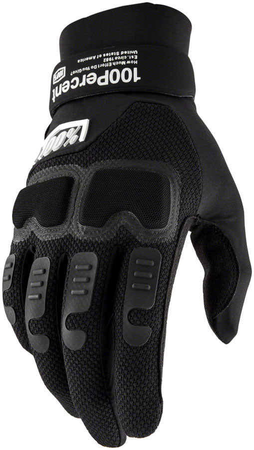 100% Langdale Gloves - Black, 2X-Large