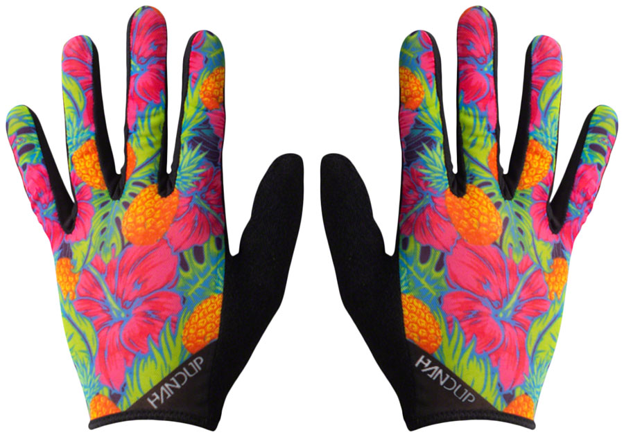 Handup Vented Gloves - Pineapples Carribbean, Full Finger, Small