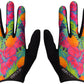 Handup Vented Gloves - Pineapples Carribbean, Full Finger, Medium