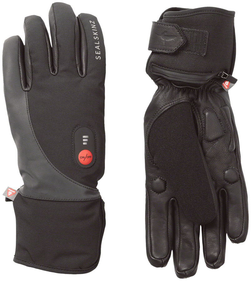 SealSkinz Upwell Heated Gloves - Black, Small