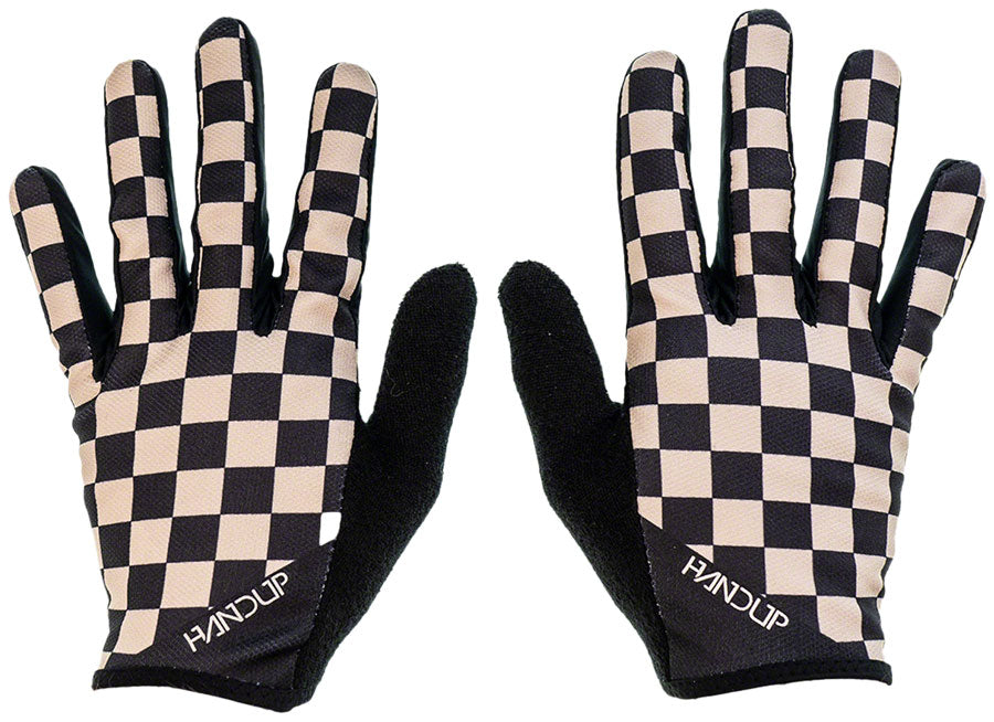 Handup Most Days Gloves - Checkered Black/Tan, Large