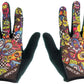Handup Vented Gloves - Monster Mayhem, 2-Xlarge