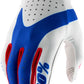 100% Itrack Gloves - Red/White/Blue, Small