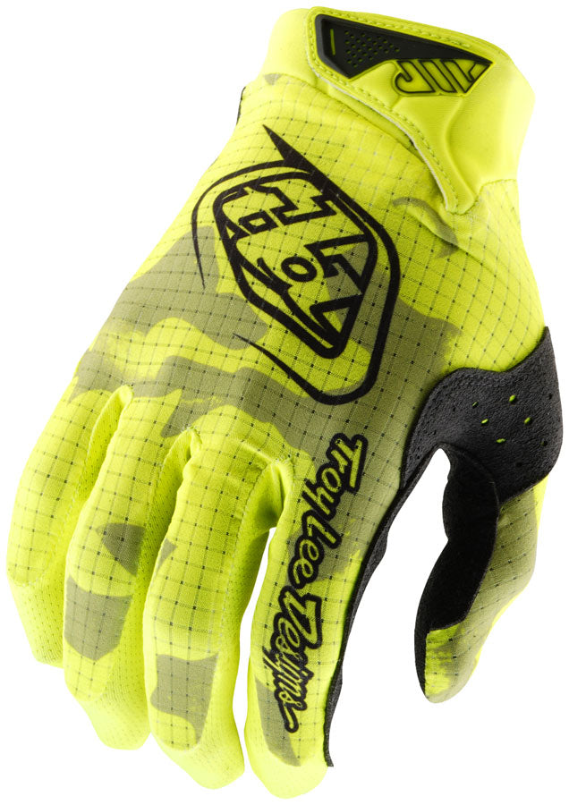 Troy Lee Designs Air Glove – Blotted Flo Yellow, Medium