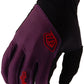 Troy Lee Designs Flowline Gloves - Mono Sangria, Medium