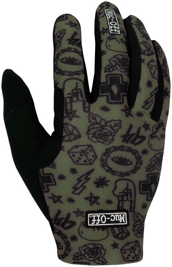 Muc-Off Summer Lightweight Mesh Rider Gloves - Green , XSmall